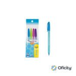 BOLIGRAFOS DE COLORES KILOMETRICO PAPERMATE JUEGO CON 10 PZS.