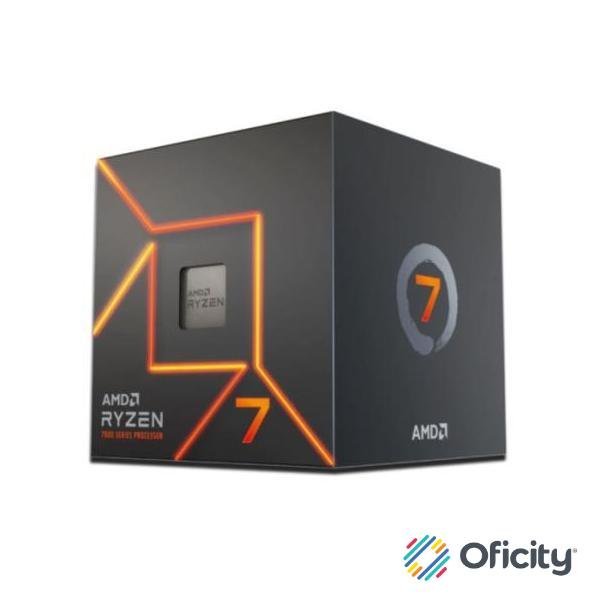 Procesador AMD Ryzen 7 7700 3.8Hz 32MB 65W S AM5 Octa Core con Gráficos con Disipador 100-100000592BOX