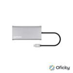 Docking Manhattan USB-C para Triple Monitor HDMI/USB-C/PD/SD/micro SD