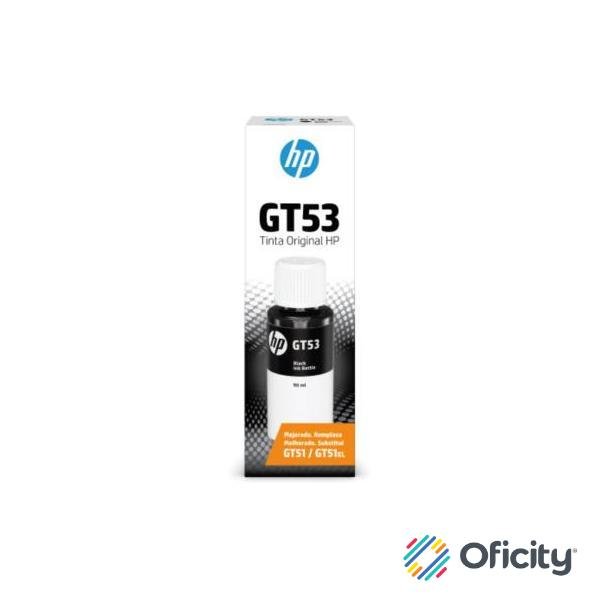 Tinta HP GT53 Botella 4000 Páginas Color Negro