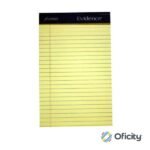 Block Esselte Evidence Media Carta Amarillo Rayado C/50 Hjs.
