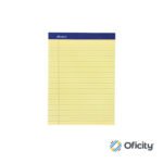 BLOCK AMPAD EFICIENCY CARTA AMARILLO RAYADO C/50 HJS