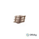 Charola Sablon Triple Carta Humo