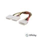 Cable Manhattan "Y" Alimentación 5.25-M a 2x5.25-H 20cm