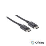 Cable Manhattan DisplayPort M-M 3m Color Negro