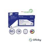 Papel Xerox Bond Blanco 75 Gramos Oficio Azul 97% Blancura con 500 Hojas