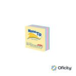 NOTAS ADHESIVAS CUBO MEMO-TIP PASTEL 2X2 PULG. CON 400 HJS.