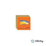 NOTAS ADHESIVAS CUBO MEMO-TIP NEON 3X3 PULG. CON 400 HJS.