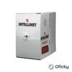 Bobina Cable Intellinet Cat 6 CCA 305m Sólida Color Gris