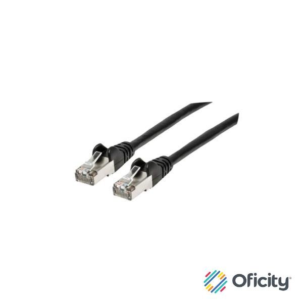 Cable Intellinet Red Cat6a S/FTP RJ45 50 Micras 3m Color Negro