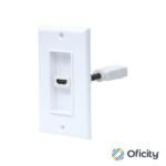 Cople Intellinet HDMI con Faceplate 1 Puerto Color Blanco