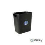 CESTO PARA BASURA SABLON JUMBO CON ASAS NEGRO 26 LTS