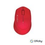 Mouse Óptico Logitech M280 Inalámbrico Color Rojo