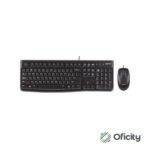 Teclado y Mouse Logitech MK120 Alámbrico USB Color Negro