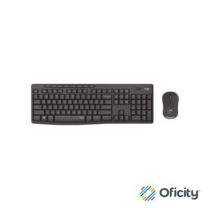 Teclado y Mouse Logitech MK295 Silent Inalámbrico USB Color Grafito