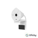 Cámara Web Logitech Brio 300 1080p USB-C con Corrección Iluminación Automática Micrófono Color Blanco Crudo
