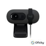 Cámara Web Logitech Brio 100 RTL Full HD 1080p Micrófono Integrado Conectividad USB Color Grafito