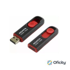 Memoria USB Adata C008 16 GB Color Negro-Rojo