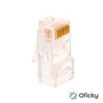 Conectores Modulares Nexxt Solutions AW102NXT01 Conector RJ45 Oro sobre Níquel 30µ Cat 5e Sin Blindaje (100 Pzas)
