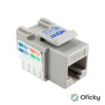 Módulo de Red Sin Blindaje Nexxt Solutions Keystone Jack Cat5e Tipo 110 Gris