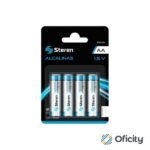 Pilas Steren Alcalinas Tipo AA 1.5V C/4 Pzas