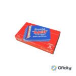 Broche Baco Económico Caja Roja De 7 Cm C/50 Pzas