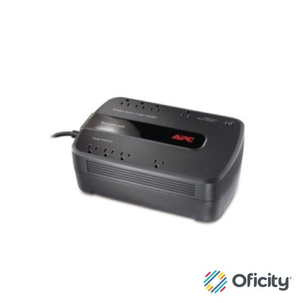 Back UPS APC ES 650VA/390W 120V Batería Plomo 8 Contactos Color Negro