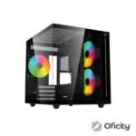 Monitor Gamer Acteck Plano 27" Ultra Odyssey II MGX27 VA + 165Hz + 1ms + Full HD 1080p HDMI + DP + TYPE-C 15W + 3.5mm + VESA 100 x 100 mm Negro