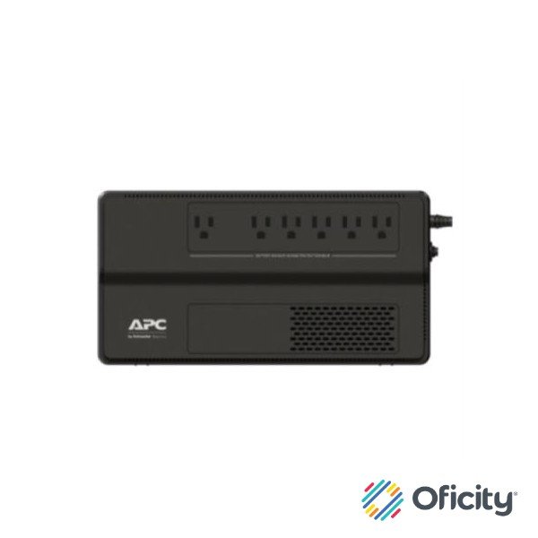 UPS APC Easy BV 500VA/300W AVR 120V Batería Plomo 6 Contactos Color Negro