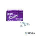 CLIP BACO ESTANDAR No. 1 REDONDO CAJA CON 100 PZAS.