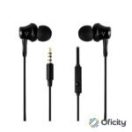 AUDIFONOS VORAGO EP-104 3.5MM NEGRO MANOS LIBRES ALMOHADILAS INTERCAMBIABLES