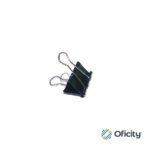 Binder Clip Sujeta Documentos Mediano 32mm con 12 Pzs.