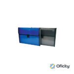 Archivo Expandible Oxford Carta 13 Espacios 12 Divisiones Azul/Negro