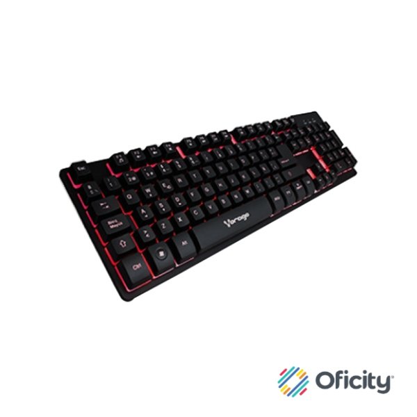Teclado Vorago KB-502 Multimedia Iluminado RGB USB Color Negro - Image 3
