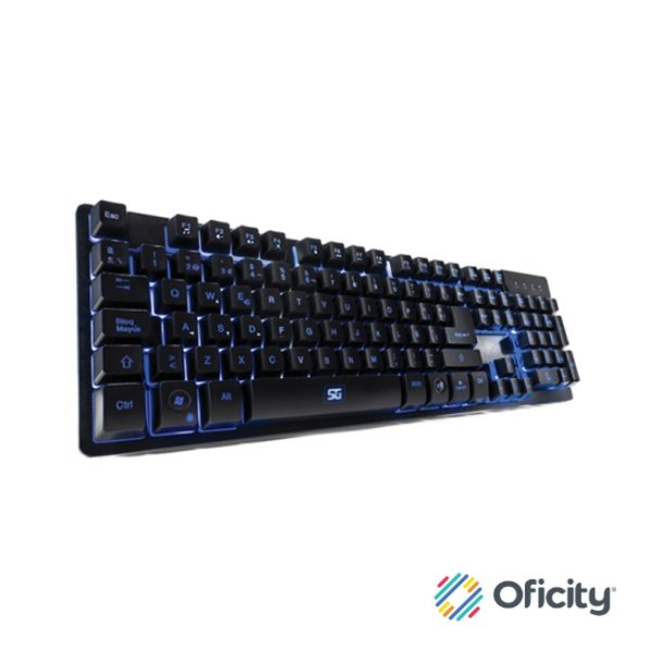 Teclado Vorago KB-502 Multimedia Iluminado RGB USB Color Negro - Image 4
