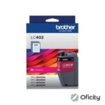 Tinta Brother LC402M Alto Rendimiento Hasta 550 Páginas Color Magenta