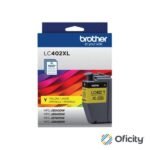 Tinta Brother LC402XL Súper Alto Rendimiento Hasta 1500 Páginas Color Amarillo
