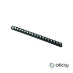 ARILLO PLASTICO NEGRO 1 PULG. GBC CON 25 PZAS.