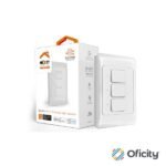 Interruptor Nexxt Home NHE-T100 3 Circuitos Interior Control de Encendido Apagado Monopolar