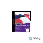 CARPETA ACCOPRESS CARTA NEGRO CON BROCHE MEDIA CEJA