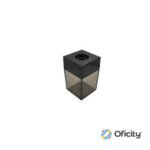 PORTACLIPS CON IMAN COLOR HUMO