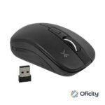Mouse Inalámbrico Perfect Choice Essential Ajustable 800-1200-1600dpi Color Negro