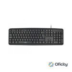 Teclado Perfect Choice Básico Alámbrico USB Color Negro