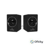 Bocina para Computadora Mosso Perfect Choice Sonido Estéreo 2.0 Conector USB Negro