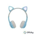 Diadema Perfect Choice Catto Inalámbrica con Luz para Niños Color Azul
