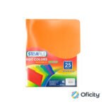 FOLDER MAPASA HOTCOLORS T/C NARANJA C/25