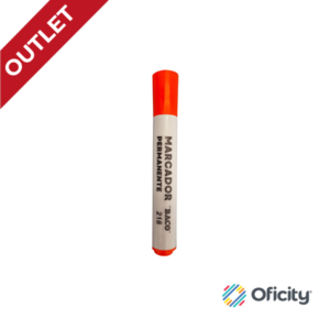 Marcador Permanente Baco Rojo MR191