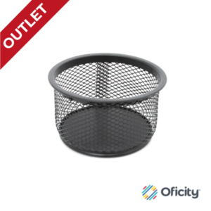 PORTA CLIPS SIN IMAN METALICO OD MESH NEGRO