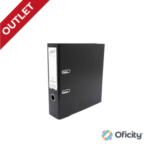 Registrador Oxford Carton/Polipro Carta Negro