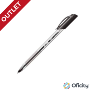 Bolígrafo  Punto Medio Barril Triangular 1.0 mm Negro